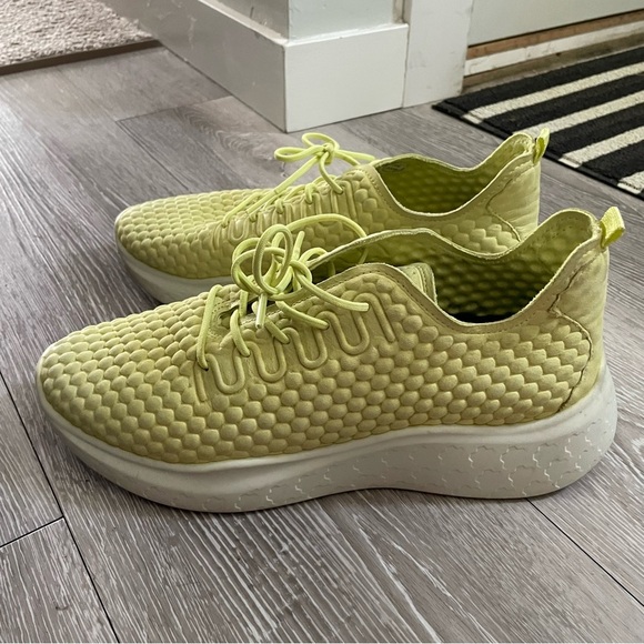 Ecco Therap Lace Sneaker Shoes Lime Green Size 40 - Picture 4 of 8